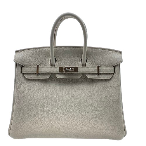 エルメス バーキン　25 べトン トゴ シルバー金具 Z刻印