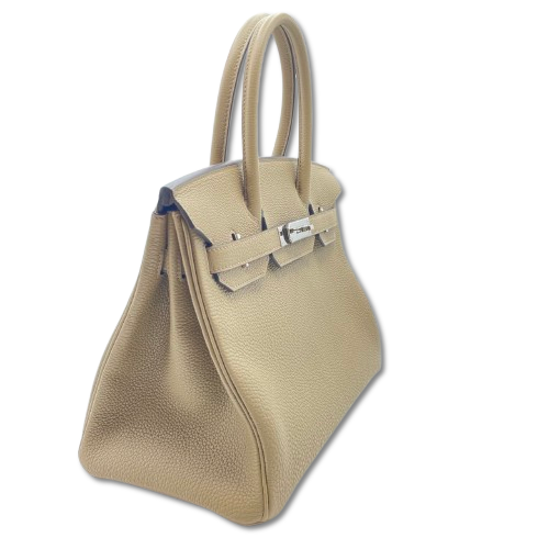 エルメス バーキン 30 ベージュマルファ トゴ シルバー金具 W刻印