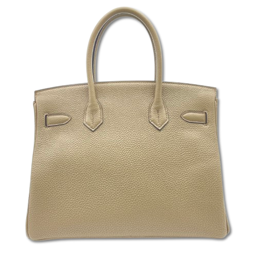 エルメス バーキン 30 ベージュマルファ トゴ シルバー金具 W刻印