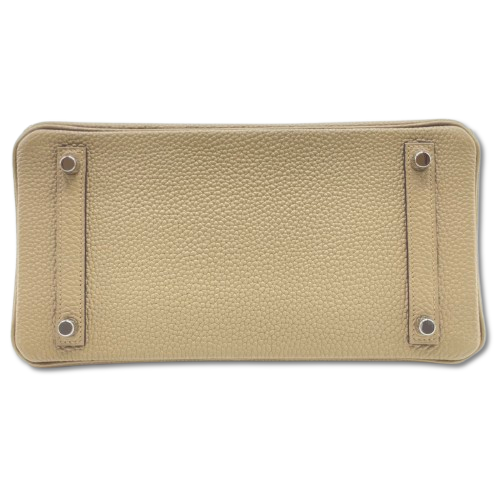 エルメス バーキン 30 ベージュマルファ トゴ シルバー金具 W刻印