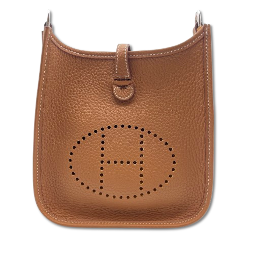 エルメス ミニエヴリン TPM ゴールド トリヨンクレマンス シルバー金具 W刻印