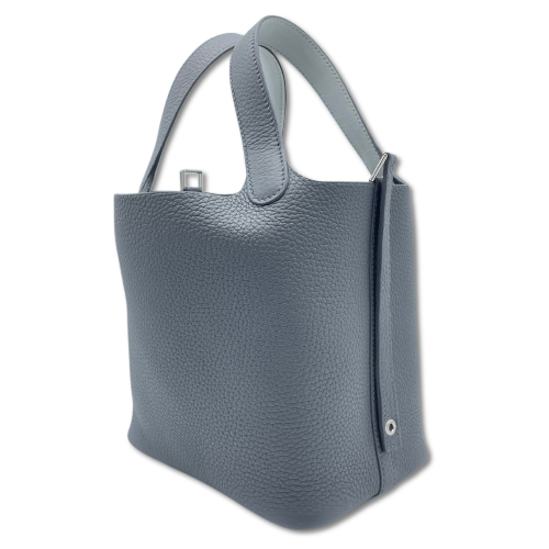 エルメス ピコタンロック エクラ PM アルドワーズ/グリプラチナ トリヨンクレマンス シルバー金具 W刻印