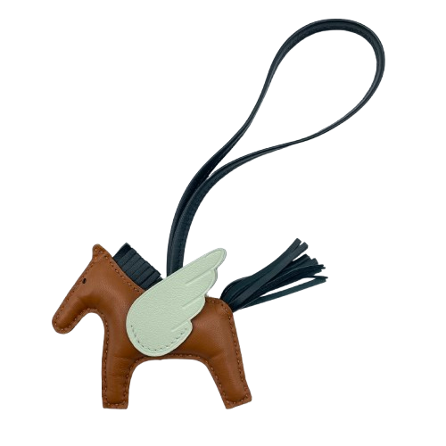 エルメス ペガサスチャーム PM ゴールド/ヴェールシプレ/ヴェールフィズ U刻印