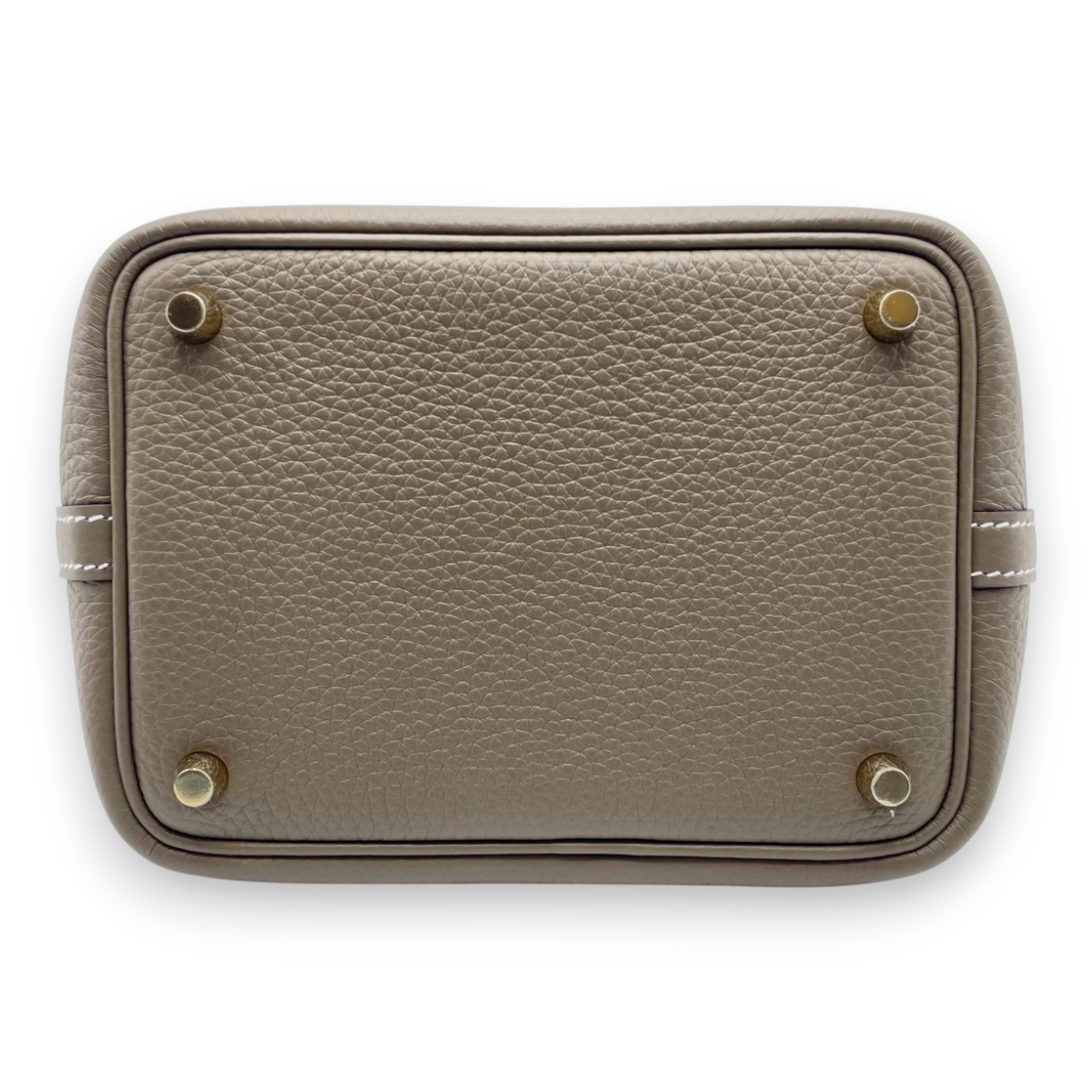 エルメス ピコタンロック PM エトゥープ トリヨンクレマンス ゴールド金具 K刻印