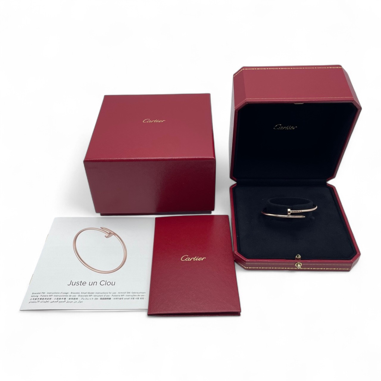 カルティエ ジュストアンクル 15 B6062515 ピンクゴールド