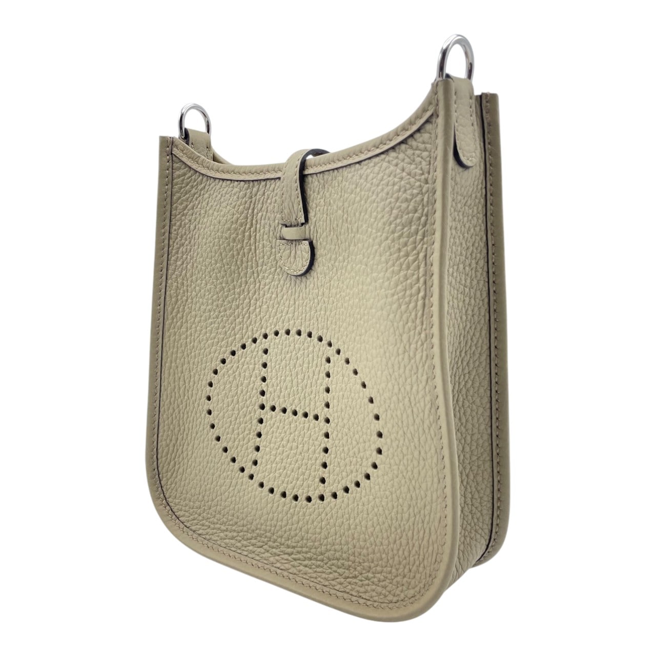 エルメス ミニエヴリン アマゾーヌ TPM ベージュマルファ トリヨンクレマンス シルバー金具 W刻印