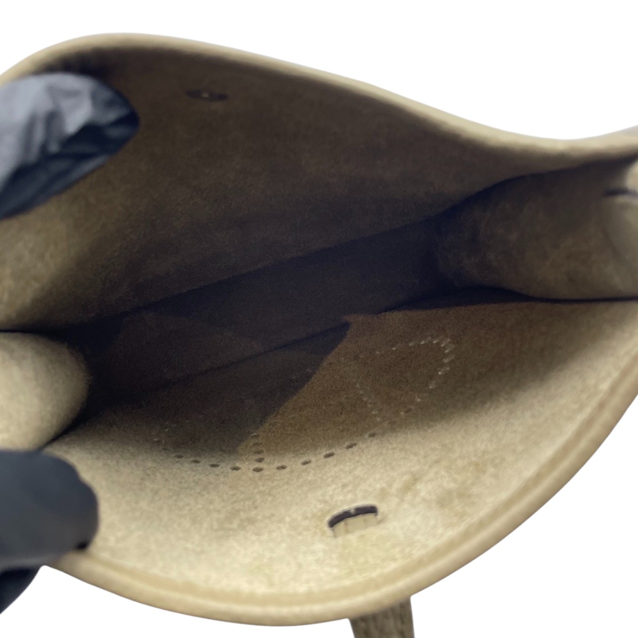 エルメス ミニエヴリン アマゾーヌ TPM ベージュマルファ トリヨンクレマンス シルバー金具 W刻印