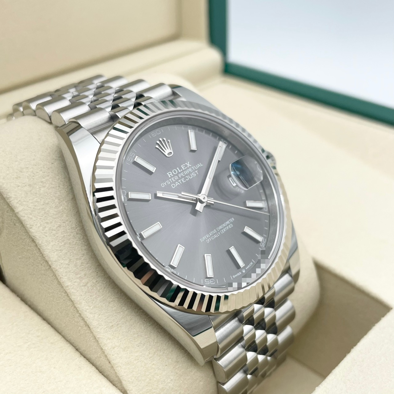 ロレックス デイトジャスト 126334 スレート ジュビリーブレス 41mm