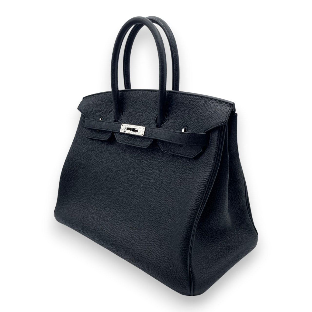 エルメス バーキン 35 ノワール トゴ シルバー金具 U刻印