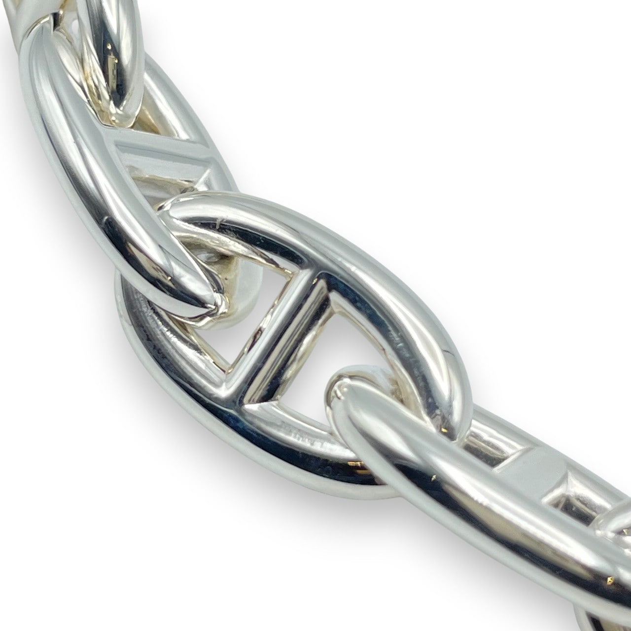 エルメス シェーヌ・ダンクル ブレスレット GM シルバー925 12コマ