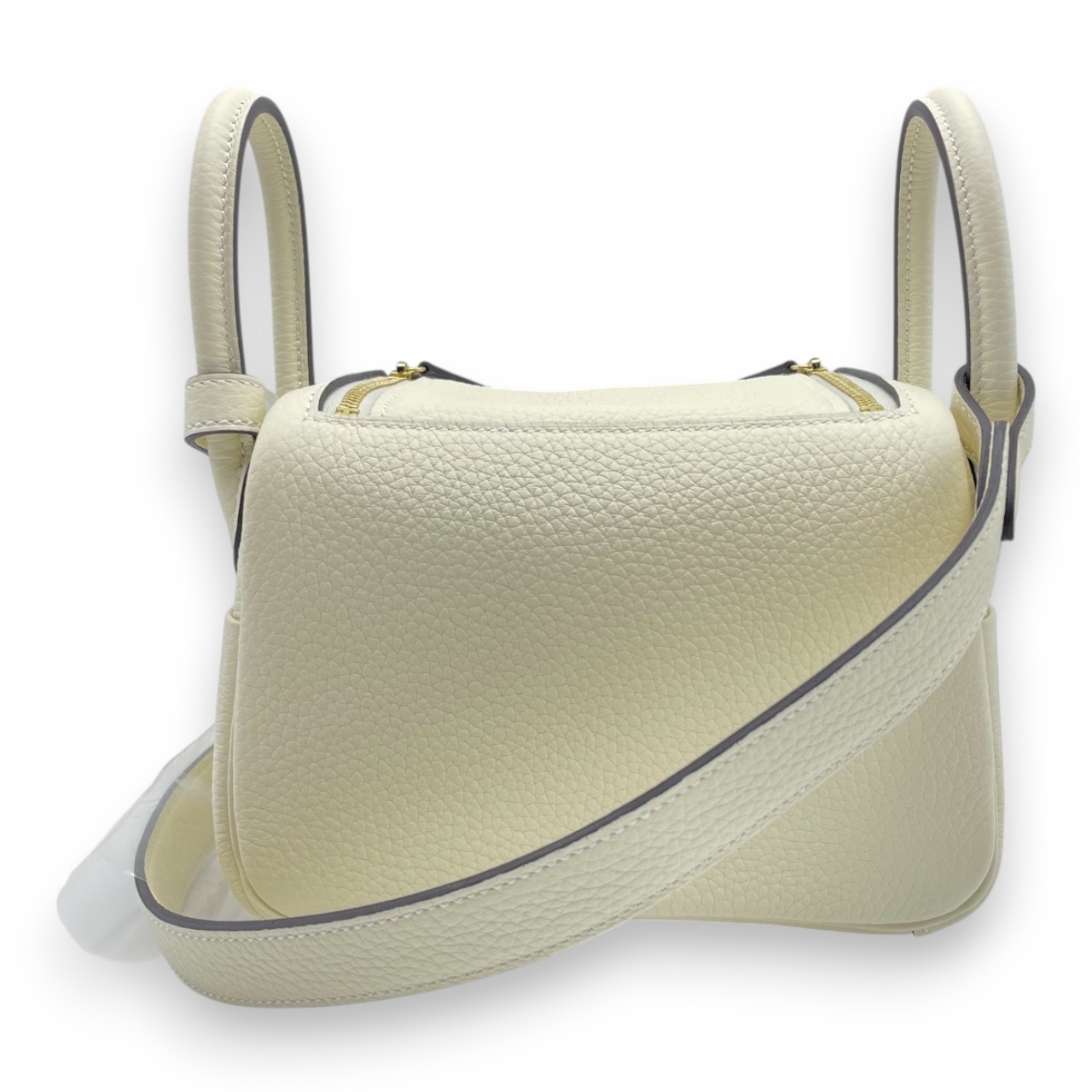 エルメス リンディミニ 20 クレーム トリヨンクレマンス ゴールド金具 K刻印