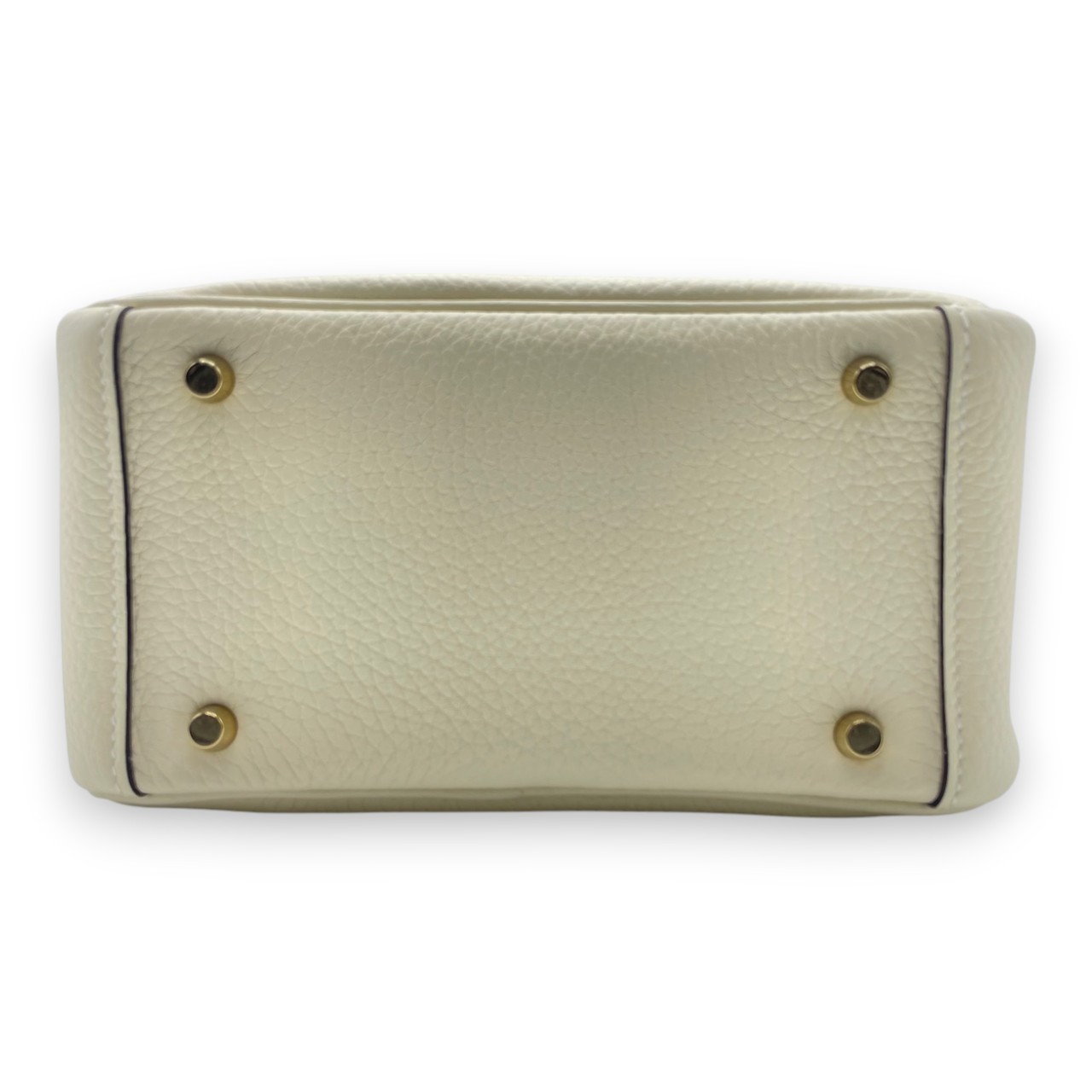 エルメス リンディミニ 20 クレーム トリヨンクレマンス ゴールド金具 K刻印