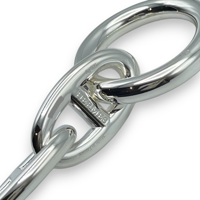 エルメス シェーヌ・ダンクル ブレスレット GM シルバー925 14コマ