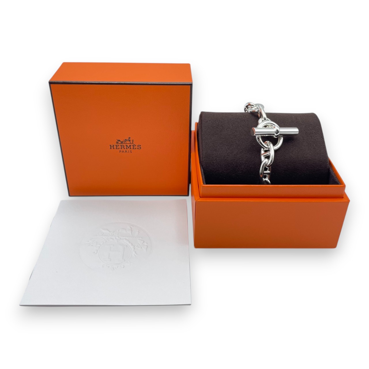 エルメス シェーヌ・ダンクル ブレスレット GM シルバー925 14コマ