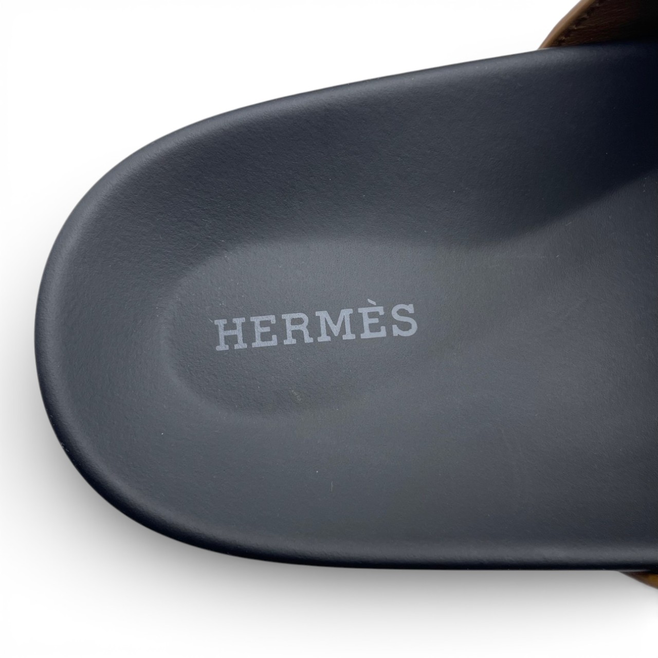 エルメス ジャクソン サンダル 42 ブラウン・フュメ シェーブル/ヴェロア 26cm