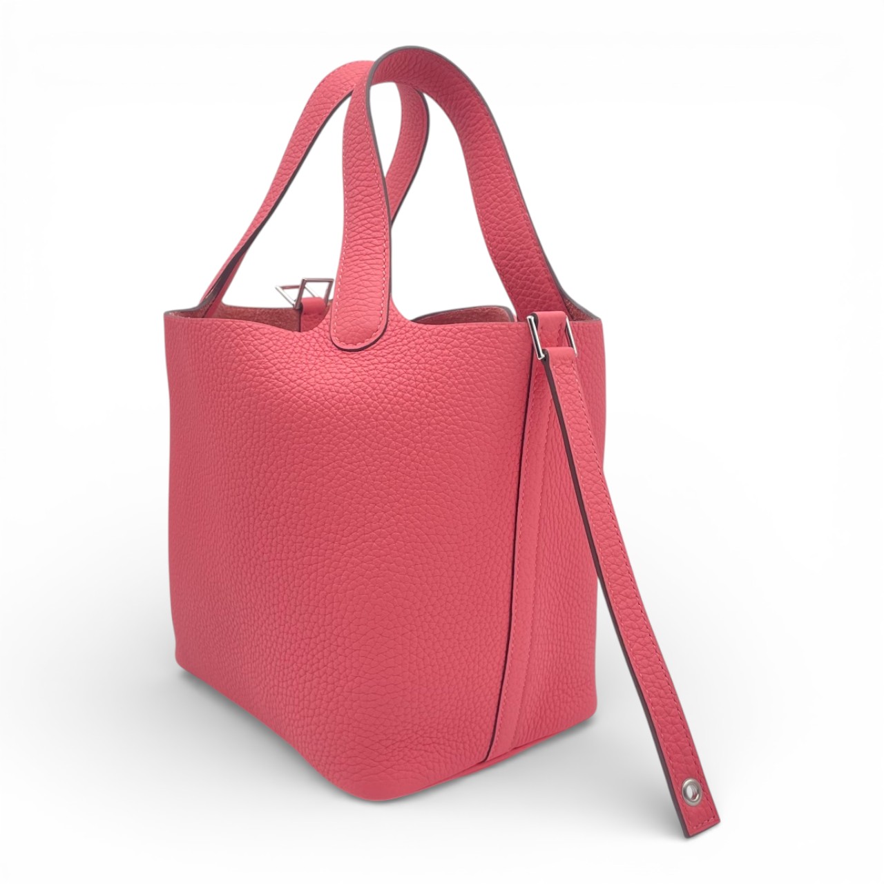 エルメス ピコタンロック PM ローズアザレ トリヨンクレマンス シルバー金具 W刻印