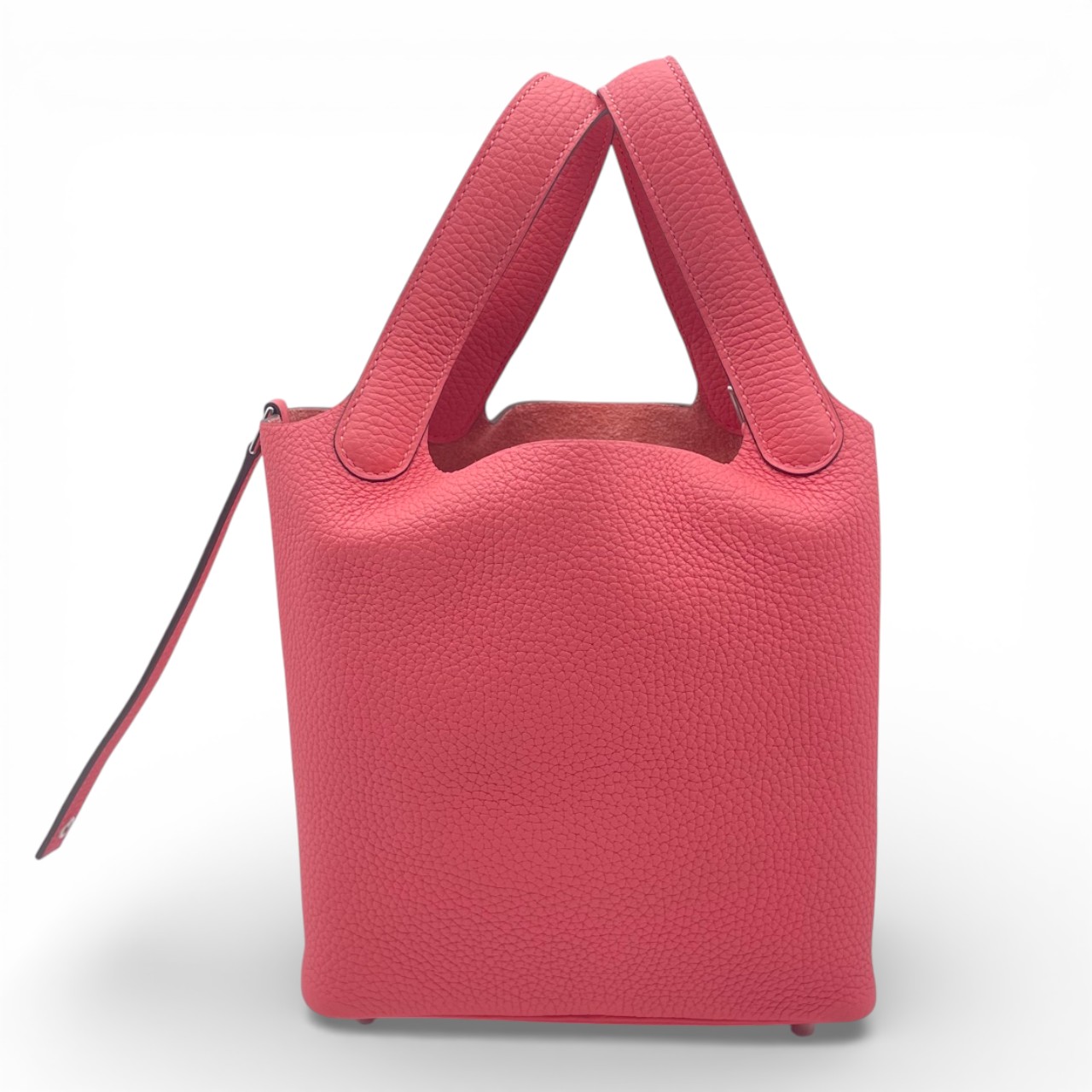 エルメス ピコタンロック PM ローズアザレ トリヨンクレマンス シルバー金具 W刻印