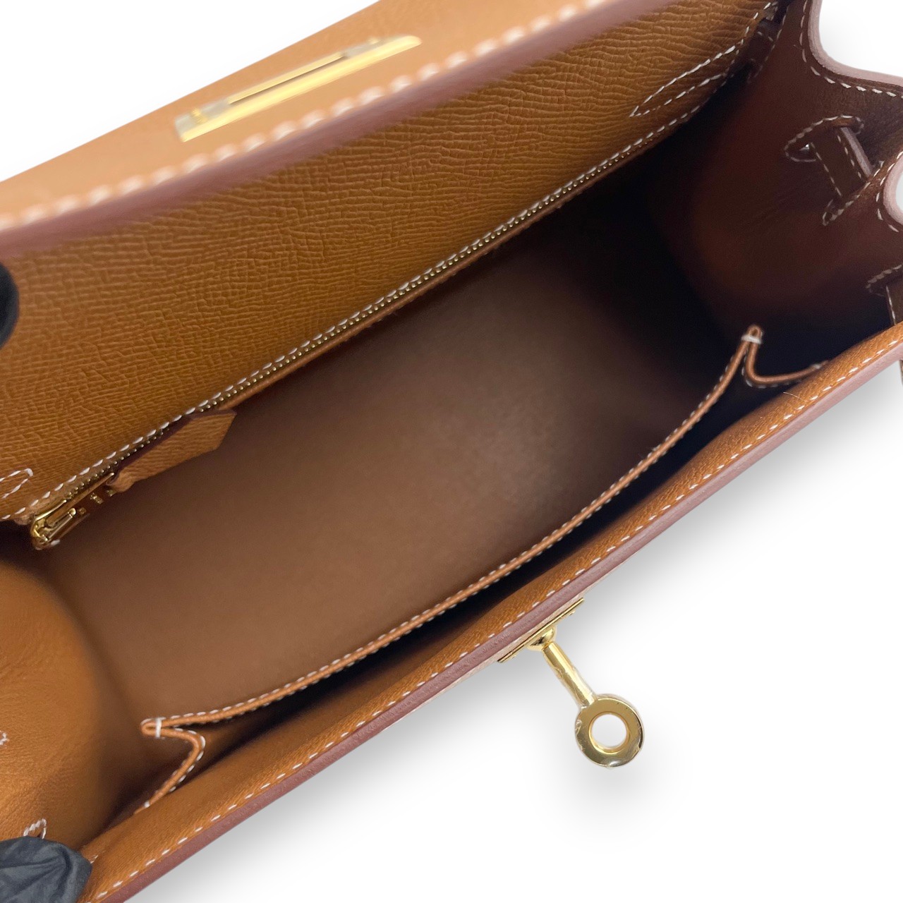 【現金特価】エルメス ケリー 25 ゴールド エプソン ゴールド金具 K刻印