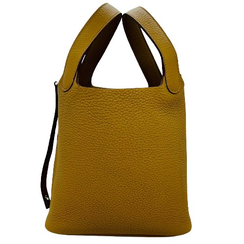 エルメス ピコタンロック PM ビスキュイ トリヨンクレマンス シルバー金具 B刻印