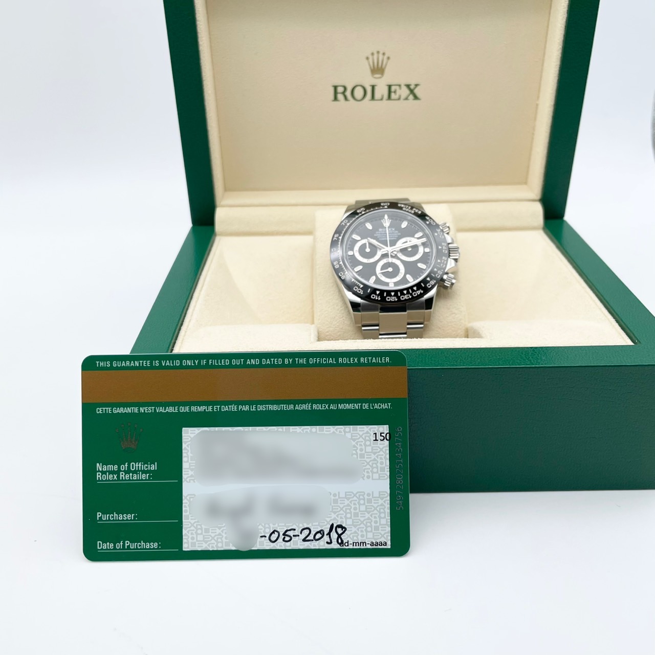 ロレックス デイトナ 116500LN ブラック オイスターブレスレット 40mm