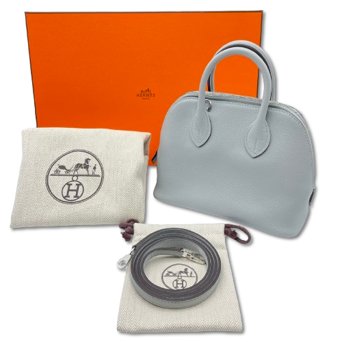 エルメス ボリード 1923 ミニ グリミスティ エバーカラー シルバー金具