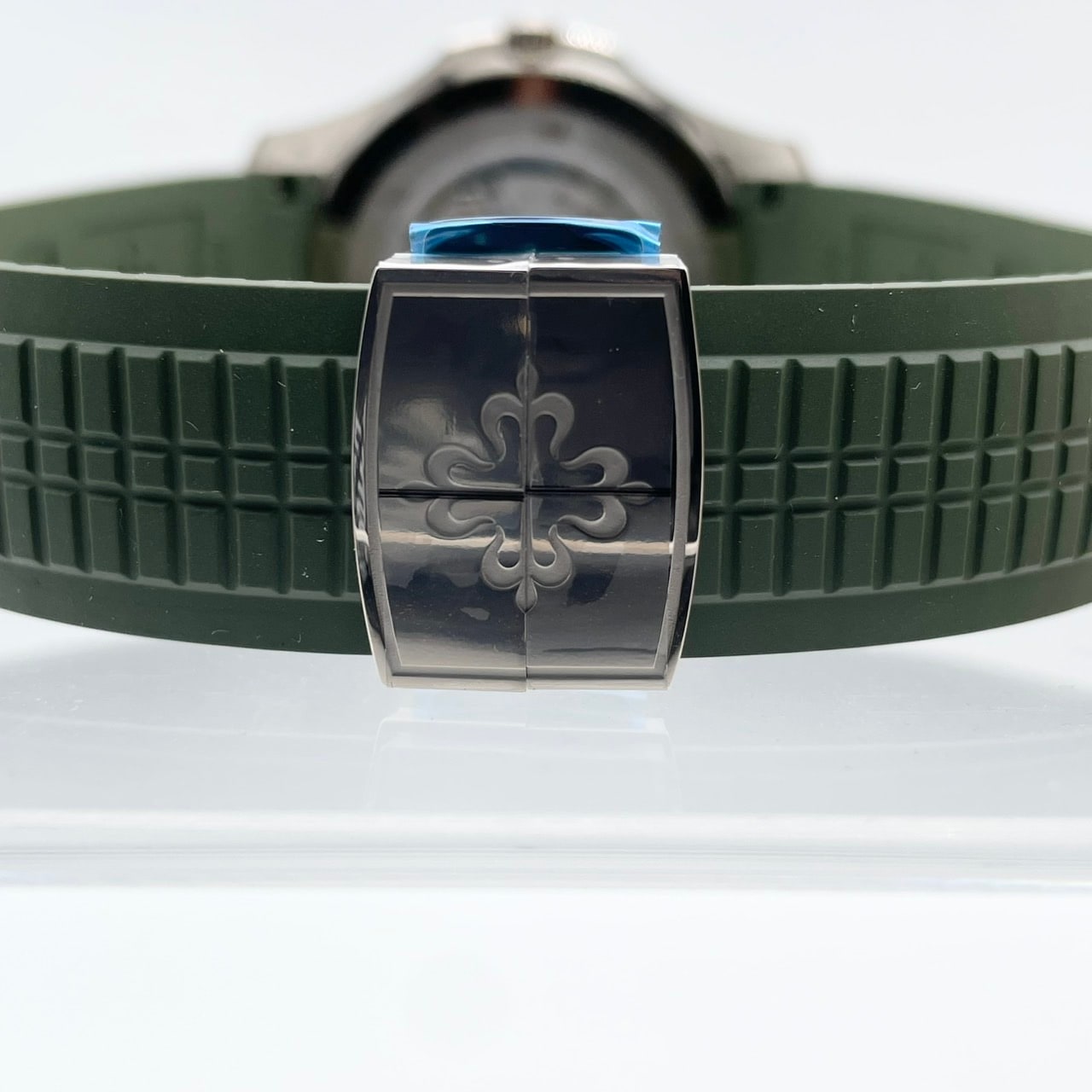 【ラバーカット無し！バックル保護シール付き！】パテックフィリップ アクアノート 5168G-010 カーキ 42.2mm