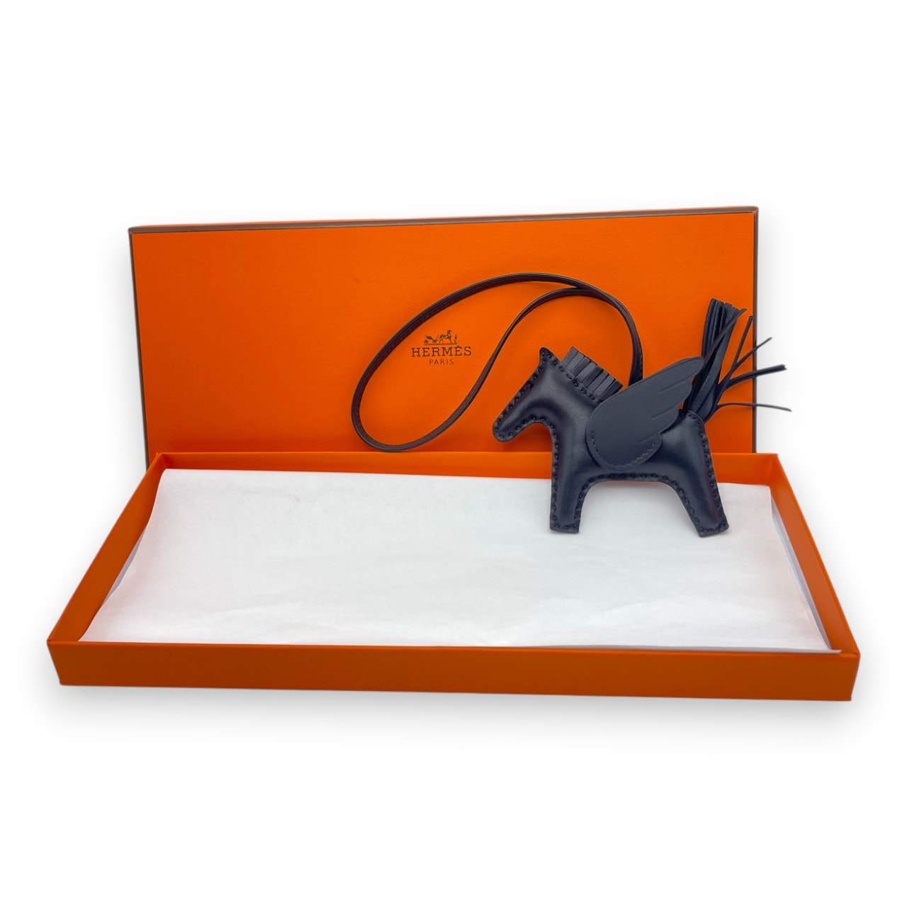 エルメス ペガサスチャーム PM ソーブラック K刻印 - ブランド品専門店