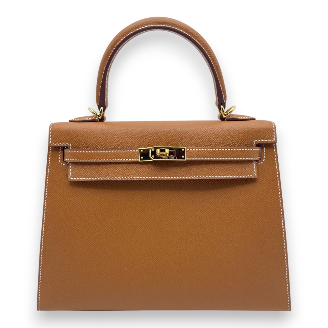 エルメス ケリー 25 ゴールド エプソン ゴールド金具 K刻印 - ブランド