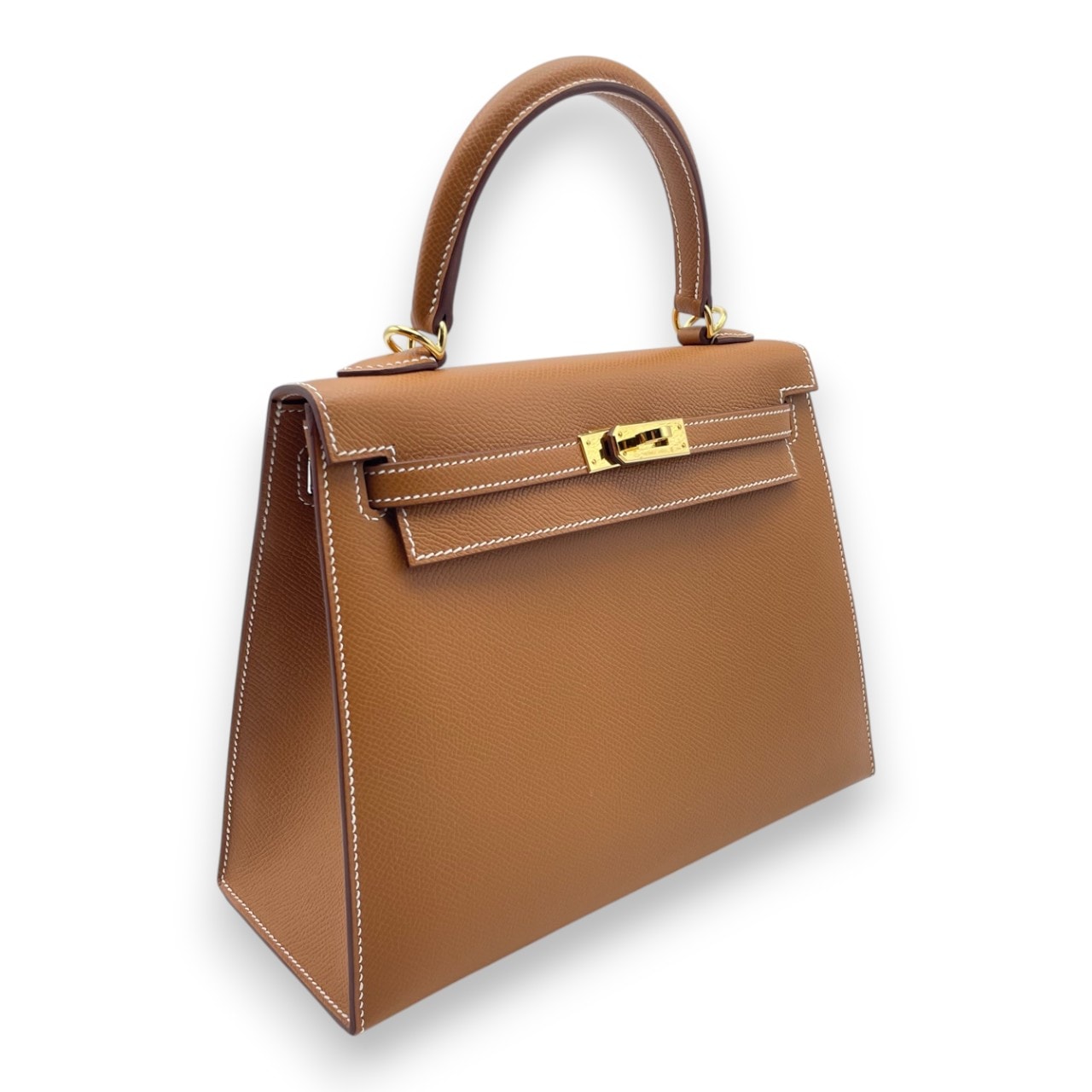 エルメス ケリー 25 ゴールド エプソン ゴールド金具 K刻印 - ブランド