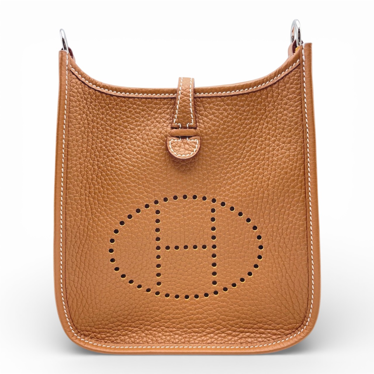 エルメス ミニエヴリン アマゾーヌ TPM ゴールド トリヨンクレマンス シルバー金具 K刻印