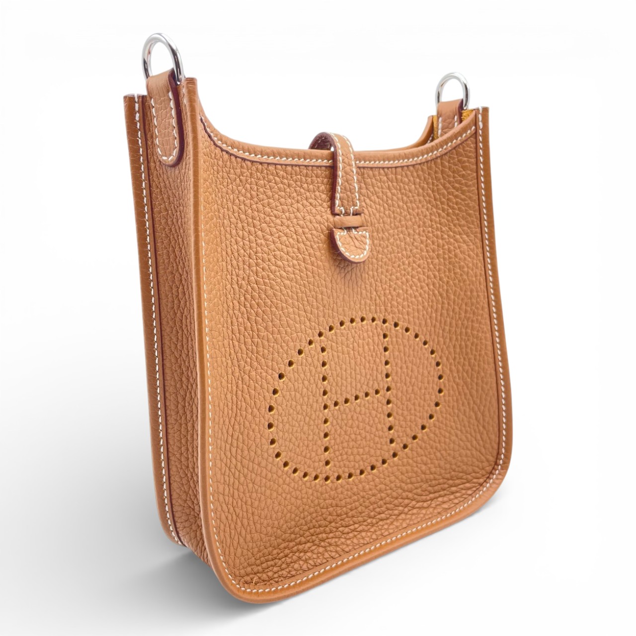 エルメス ミニエヴリン アマゾーヌ TPM ゴールド トリヨンクレマンス シルバー金具 K刻印