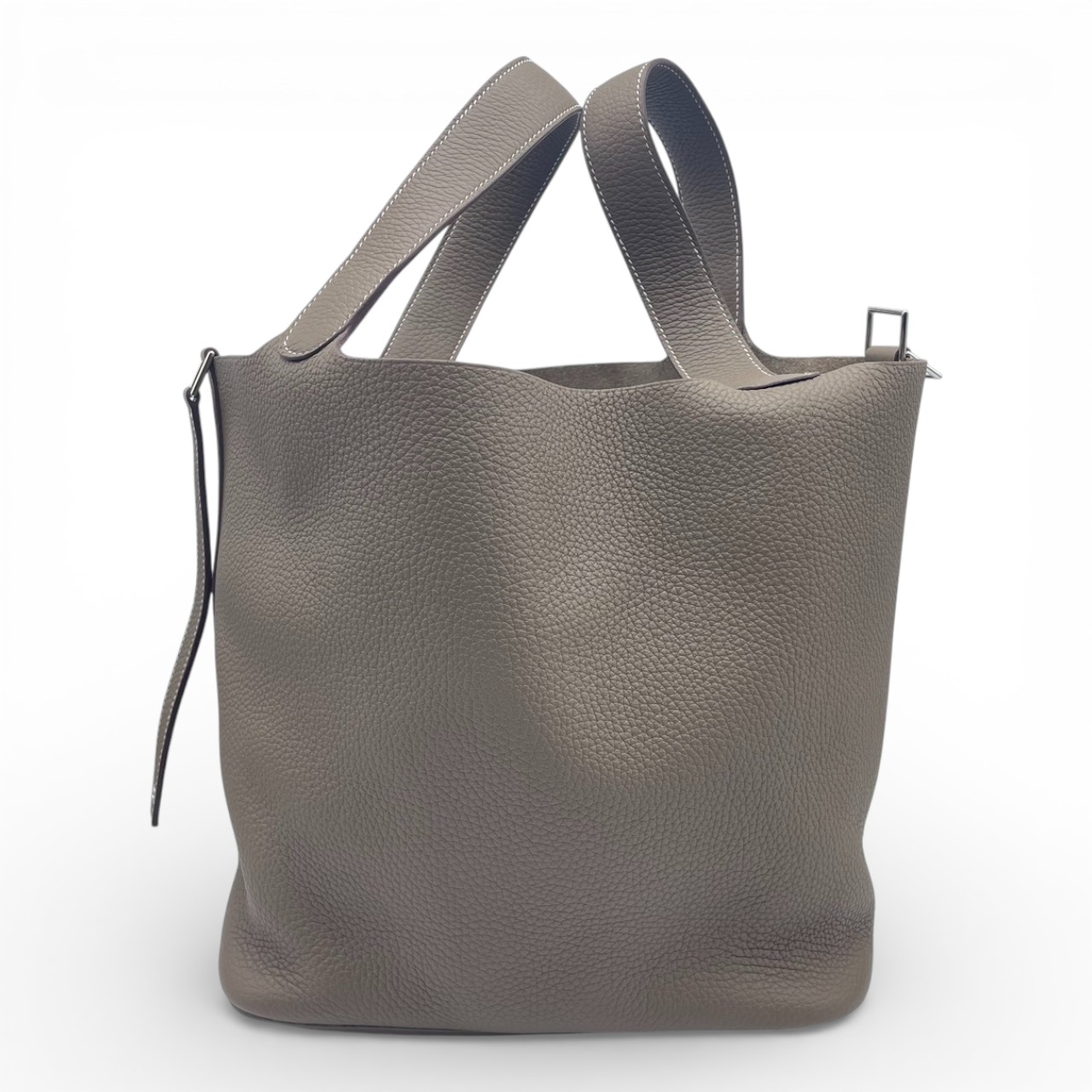 エルメス ピコタンロック GM エトゥープ トリヨンクレマンス シルバー金具 U刻印