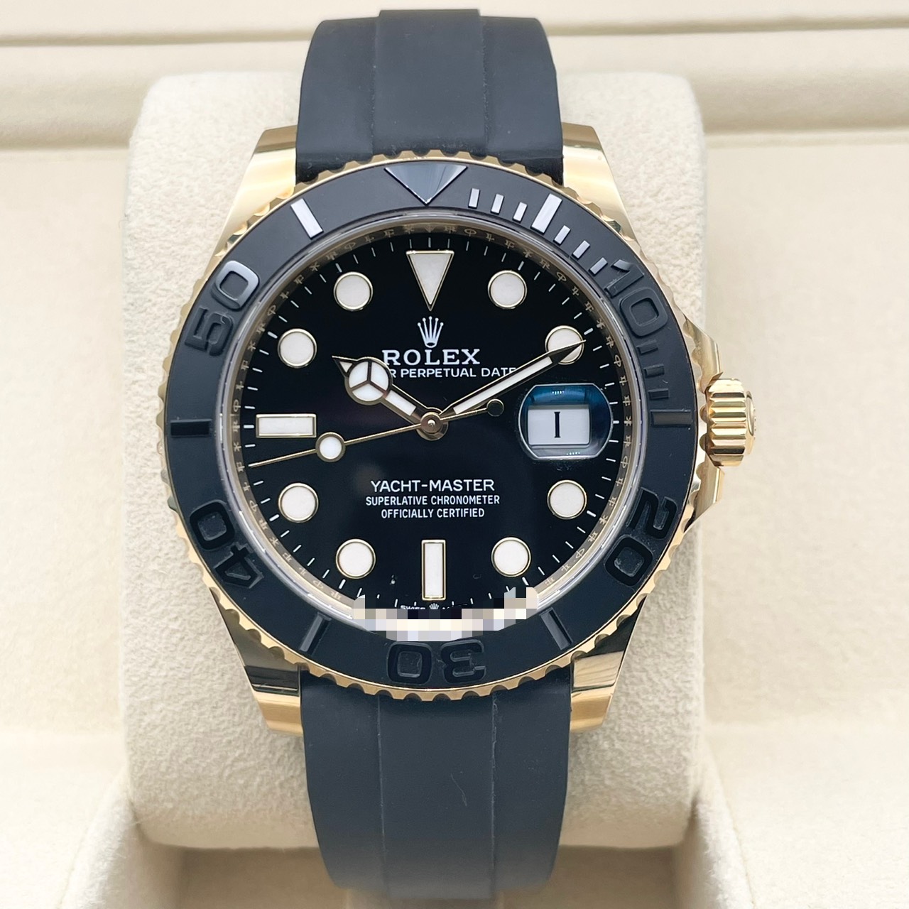 ロレックス ヨットマスター 226658 ブラック イエローゴールド 42mm