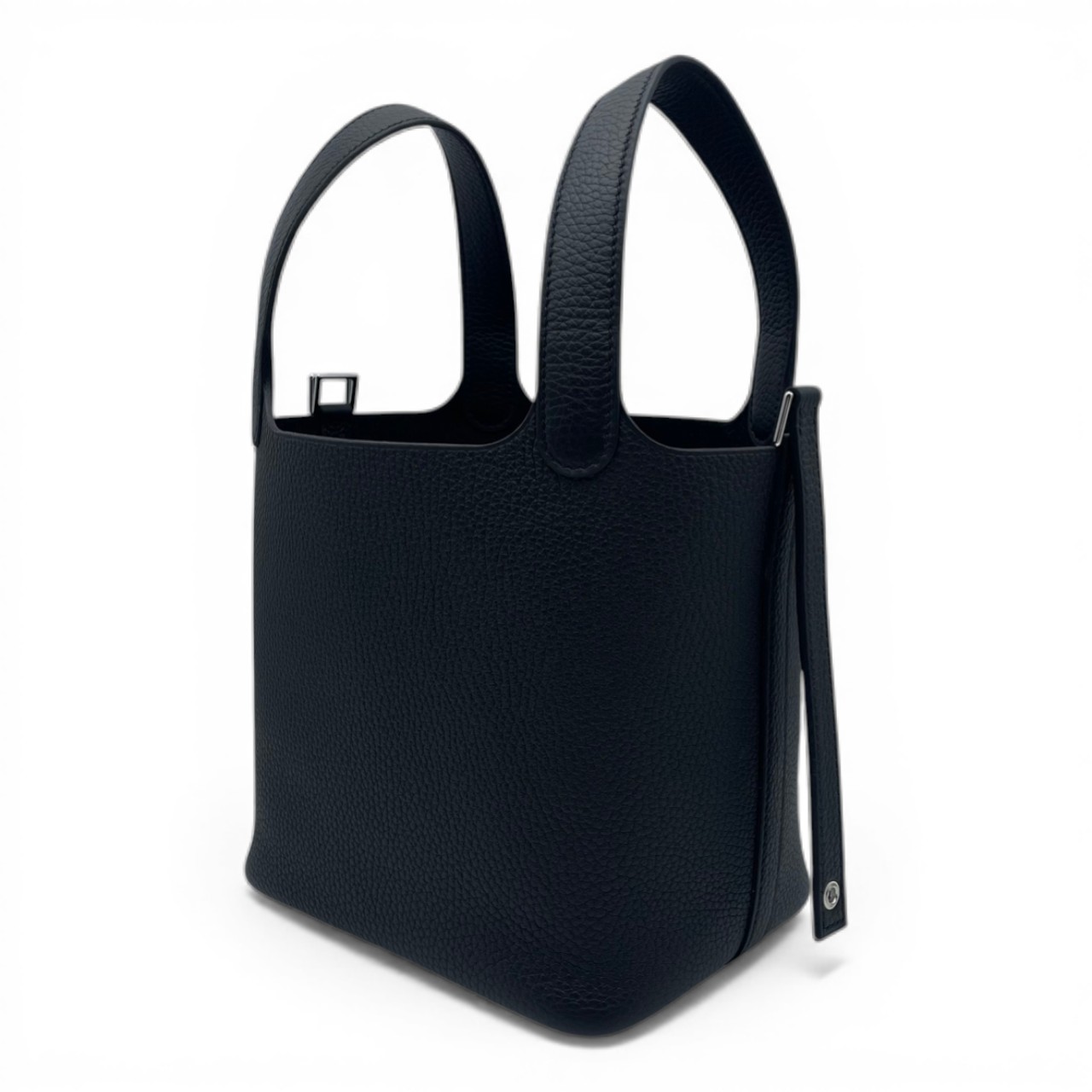 エルメス ピコタンロック PM ノワール トリヨンクレマンス シルバー金具 K刻印