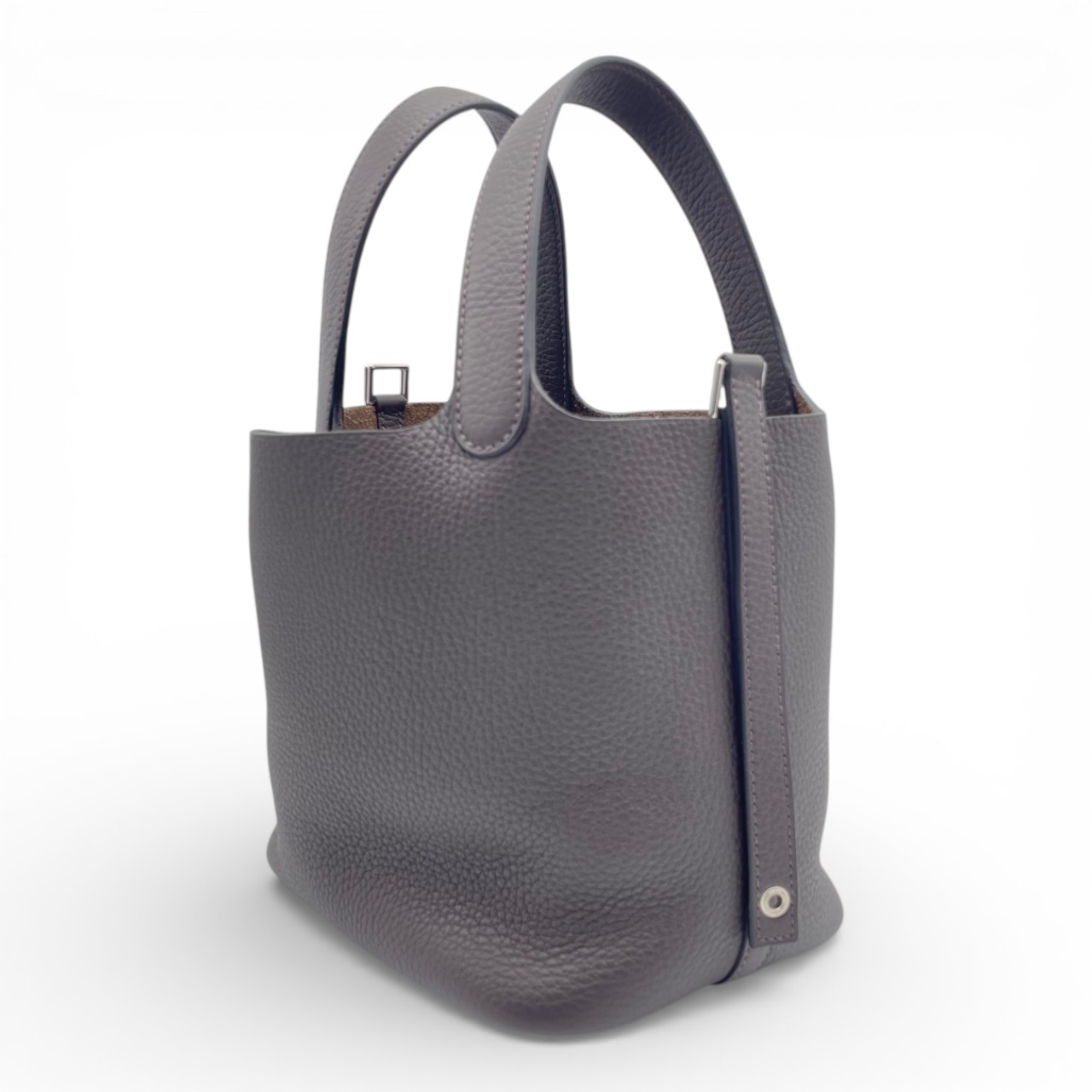 エルメス ピコタンロック PM エベンヌ トリヨンクレマンス シルバー金具 K刻印