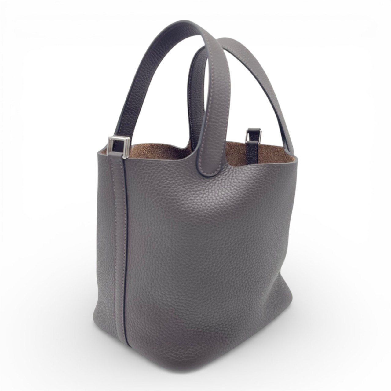 エルメス ピコタンロック PM エベンヌ トリヨンクレマンス シルバー金具 K刻印