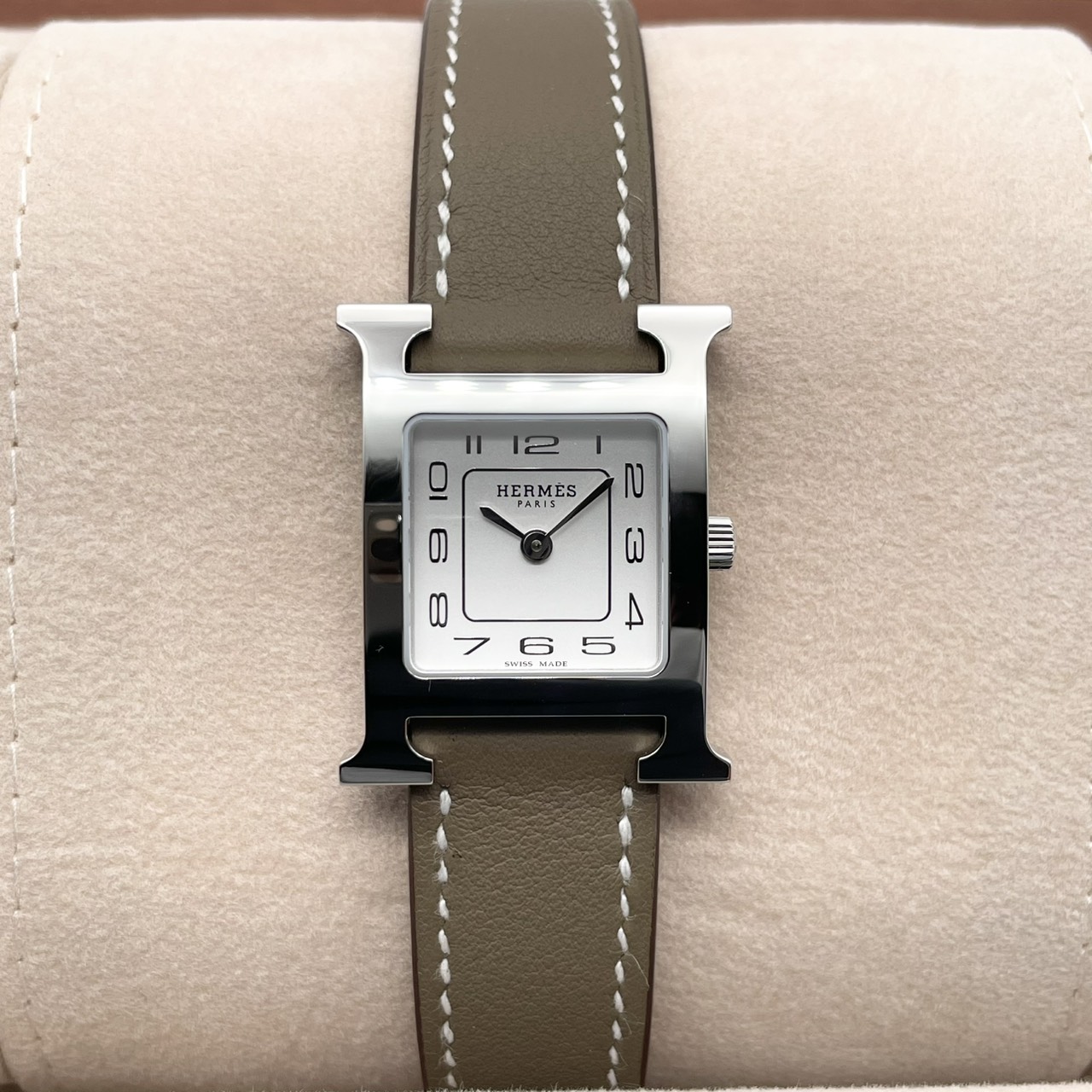 エルメス Hウォッチ HH1.210 ステンレス シルバー 25mm