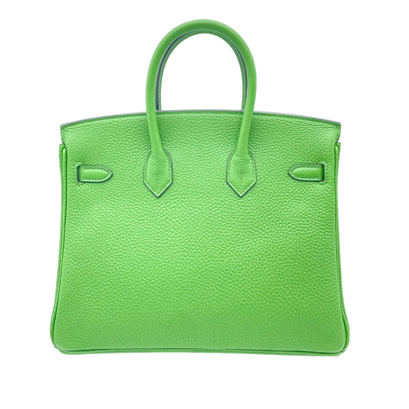 エルメス バーキン25 ヴェールユッカ トゴ シルバー金具 B刻印