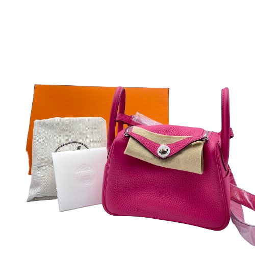 エルメス リンディミニ ローズショッキング トリヨンクレマンス