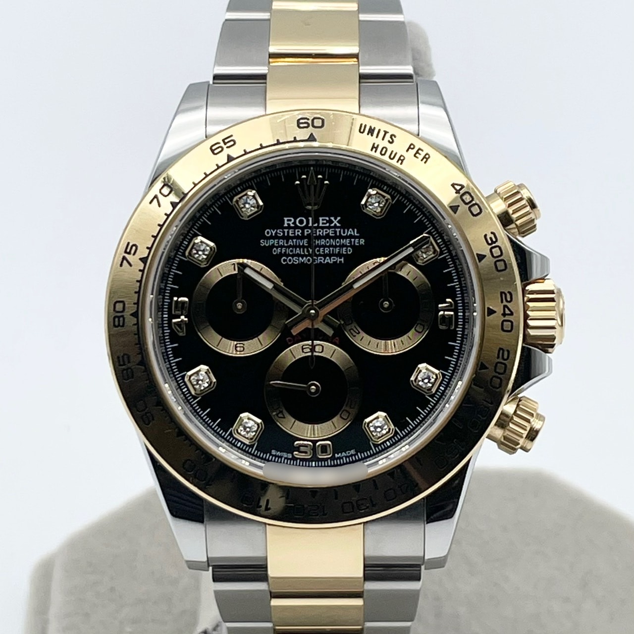 ロレックス デイトナ 116503G ブラック 8Pダイヤ オイスターブレスレット 40mm