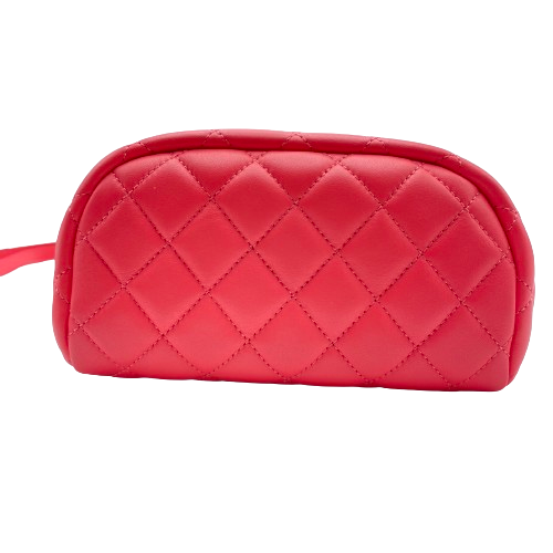 CHANEL シャネル バックパック W18 ピンク ラムスキン ゴールド金具