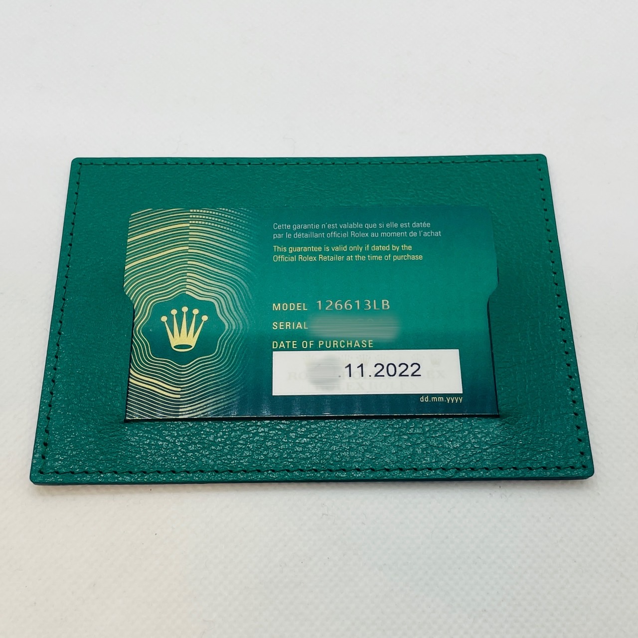 ロレックス サブマリーナ デイト 126613LB オイスターブレスレット ロイヤルブルー