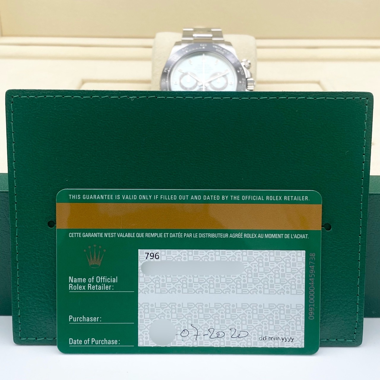 全面保護シール付き】ロレックス デイトナ 116506 アイスブルー 40mm