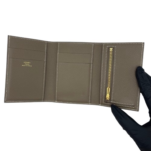 エルメス　ベアン　エトゥープ　ローズショッキング　ゴールド　箱あり エルメス ベアンコンビネ W11 エトゥープ エプソン ゴールド金具