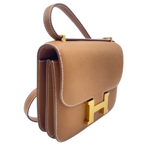 エルメス コンスタンスミニ 18 ゴールド エプソン ゴールド金具 B刻印