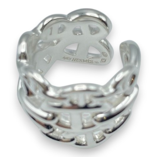 エルメス シェーヌ・ダンクル アンシェネ リング GM 50 シルバー925 10