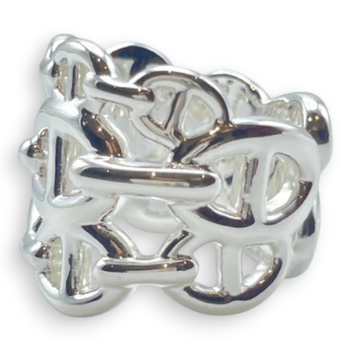 エルメス シェーヌ・ダンクル アンシェネ リング GM 50 シルバー925 10号