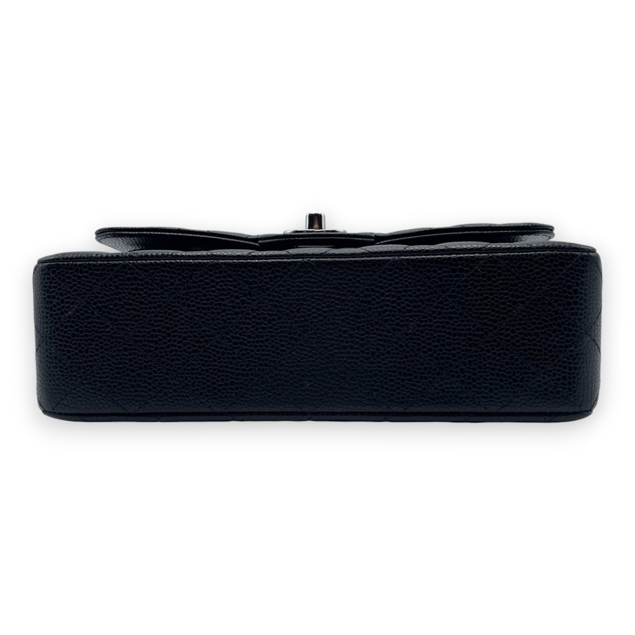 シャネル マトラッセ W23 ブラック キャビアスキン シルバー金具