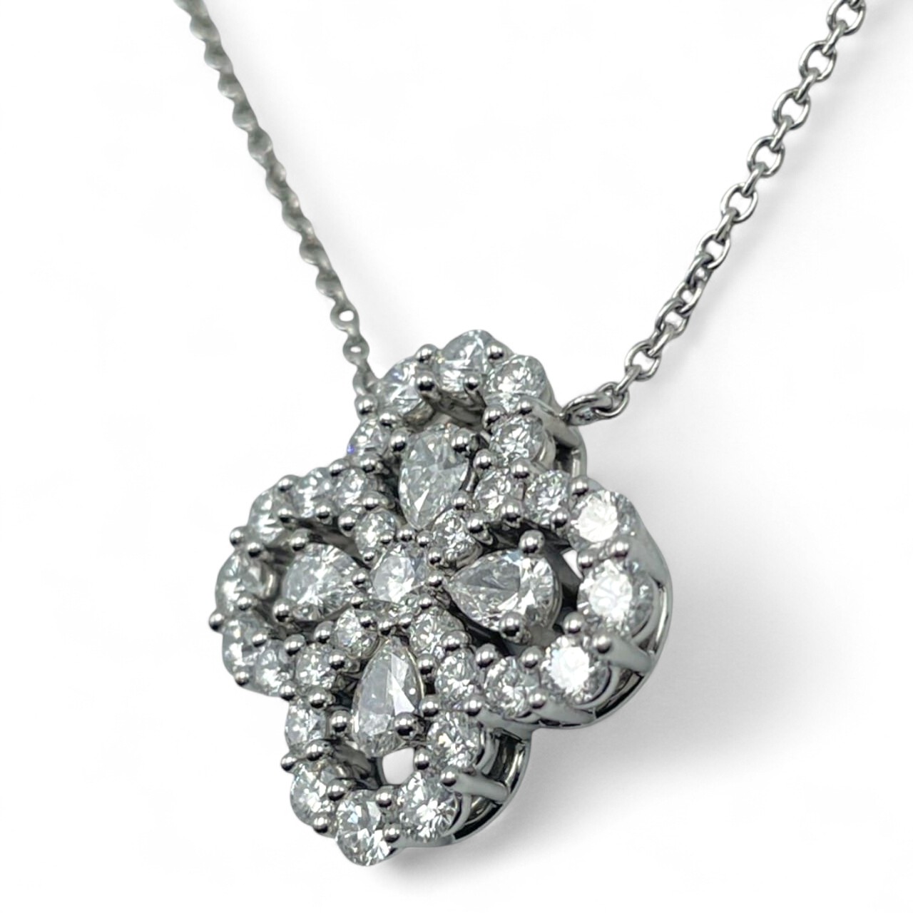 ハリーウィンストン ループ フルモチーフ ペンダント PEDPRPSML4C ダイヤモンド プラチナ