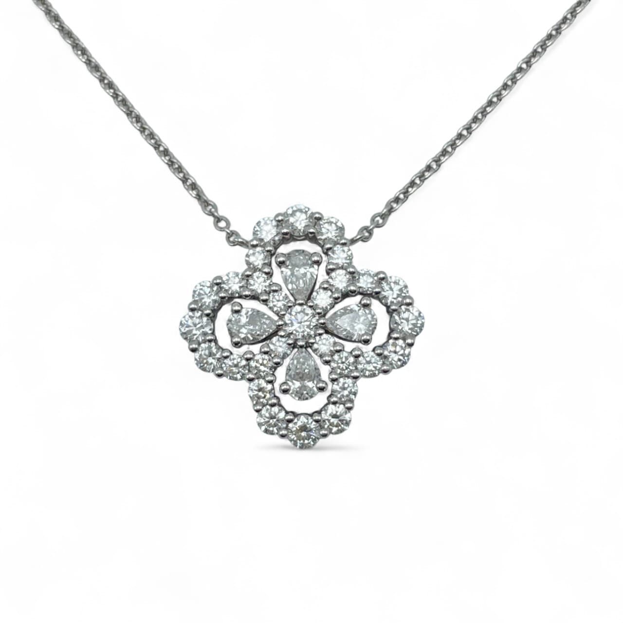 ハリーウィンストン ループ フルモチーフ ペンダント PEDPRPSML4C ダイヤモンド プラチナ